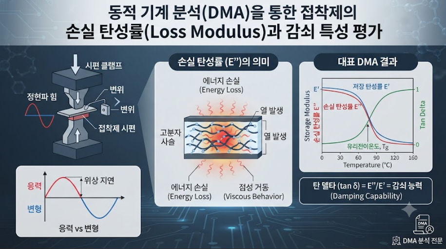동적 기계 분석(DMA)을 통한 접착제의 손실 탄성률(Loss Modulus)과 감쇠 특성 평가 2 image 23