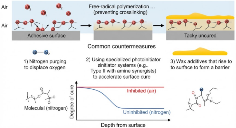 UV 경화형 아크릴 접착제의 산소 저해(Oxygen Inhibition) 현상과 표면 미경화 방지 대책 1 image 19