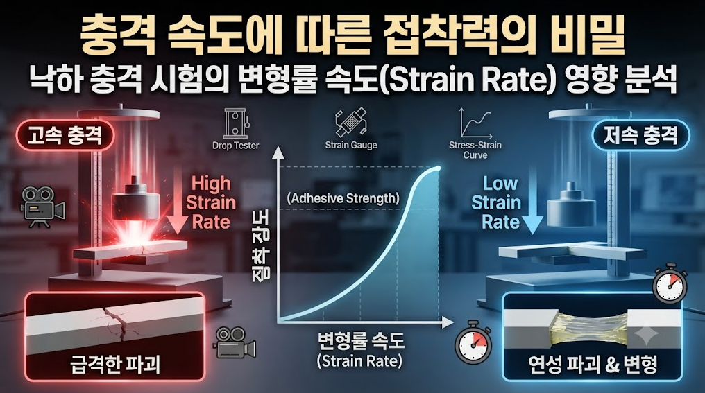 동적 접착력 평가를 위한 낙하 충격 시험(Drop Impact Test)의 변형률 속도(Strain Rate) 영향 분석 1 image 22