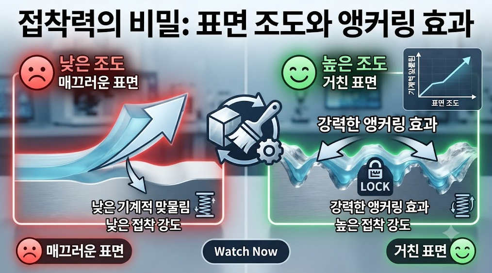 금속 기재 표면의 조도(Roughness)와 앵커링(Anchoring) 효과가 기계적 접착 강도에 미치는 영향 1 image 25